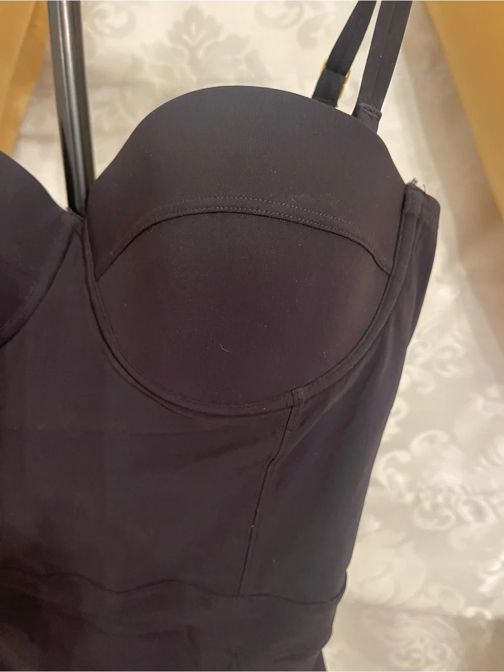 Tory Burch Black Molded-Cup One-Piece Swimsuit